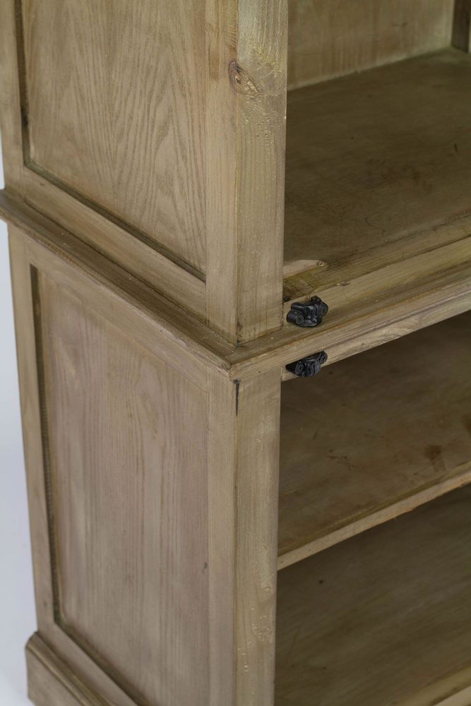 Wardrobe - One-door wardrobe in recycled wood, natural and sturdy design - JP2B DECORATION