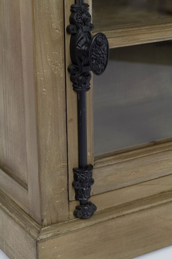 Wardrobe - One-door wardrobe in recycled wood, natural and sturdy design - JP2B DECORATION