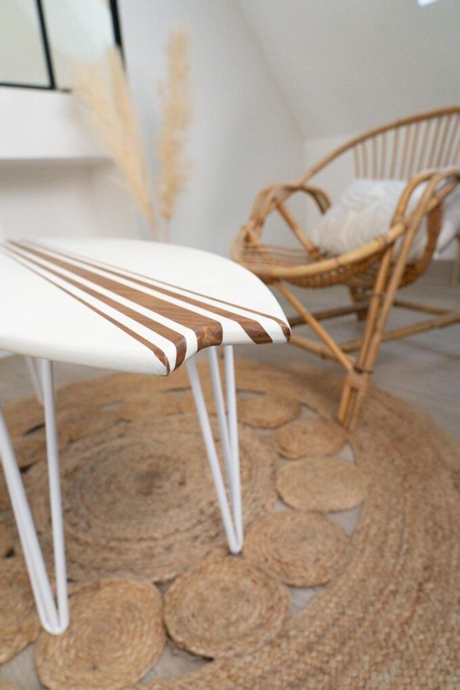 Decorative objects - Coffee table Surfboard\" Saint Jean de Luz\ " - LE COMPTOIR DE MALOW