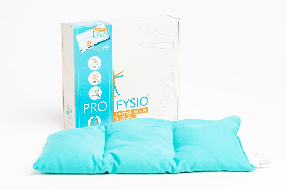 Coussins - Profysio Rectangle oreiller aux graines de Lin - 20 cm x 40 cm - INATURA
