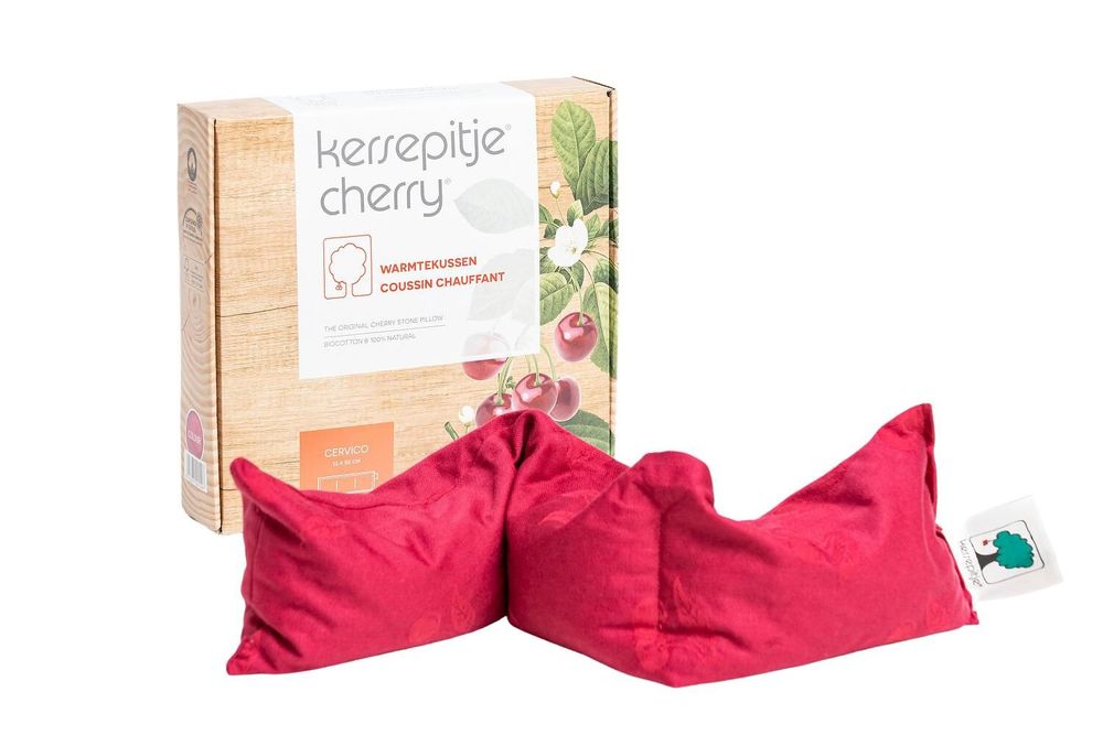 Cushions - Kersepitje Cervico - Extended cherry stone cushion - 13x55cm - INATURA