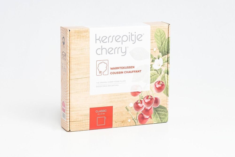 Cushions - Kersepitje Classic Cherry Pit Cushion 27x27cm - INATURA