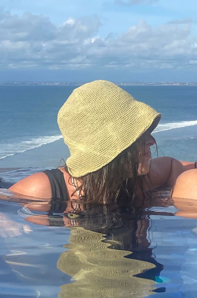 Chapeaux - chapeau d'été en macramé fabriqué à la main - MON ANGE LOUISE
