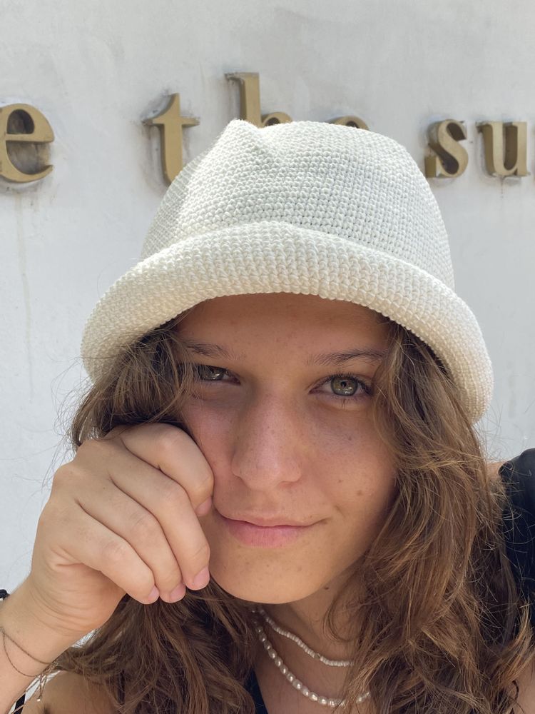 Chapeaux - chapeau d'été en macramé fabriqué à la main - MON ANGE LOUISE