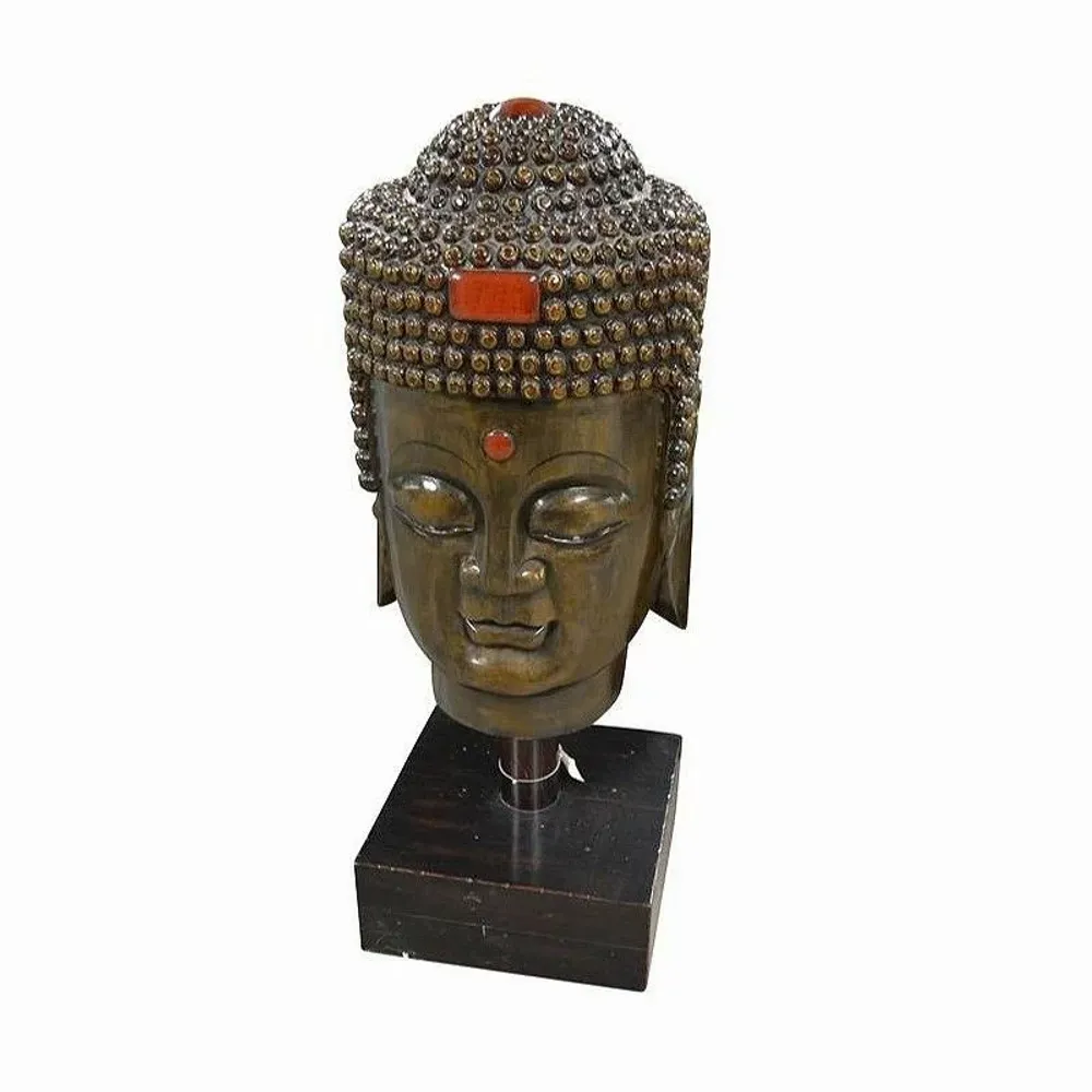 Sculptures, statuettes and miniatures - Wooden masks on stand - PAGODA INTERNATIONAL