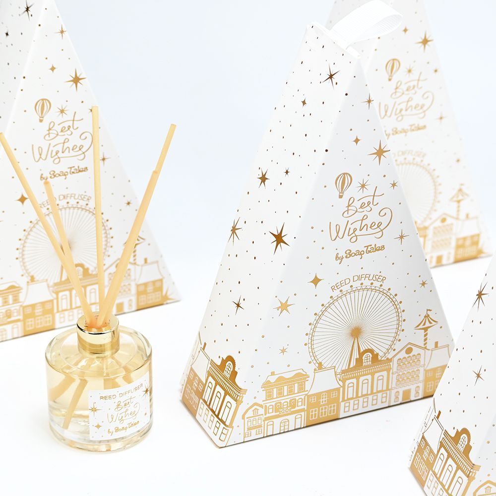 Autres décorations de Noël - Diffuseur Reed Apple Cinnamon 50ml - SOAPTALES