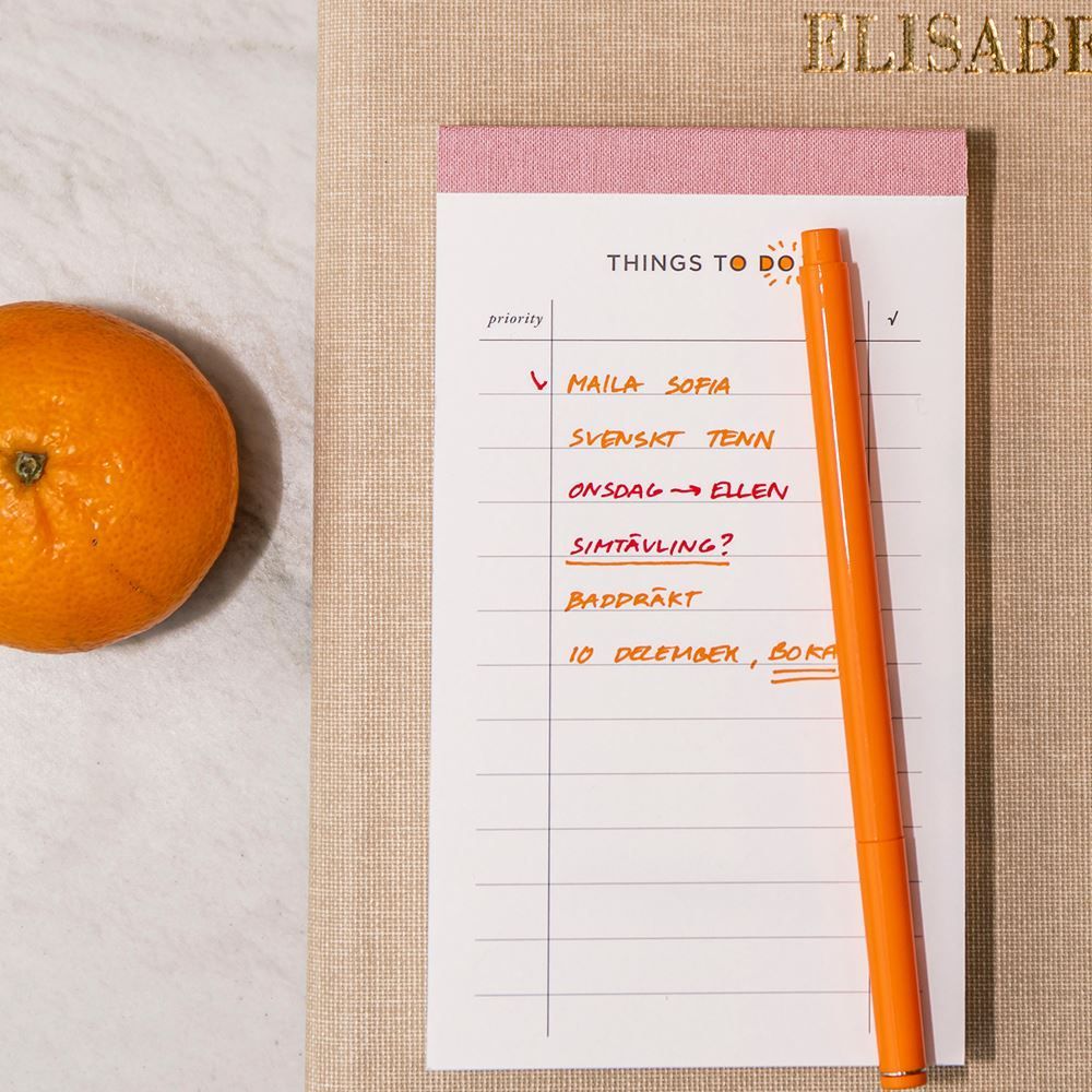 Range-tout - To Do List, Dusty Pink - BOOKBINDERS DESIGN