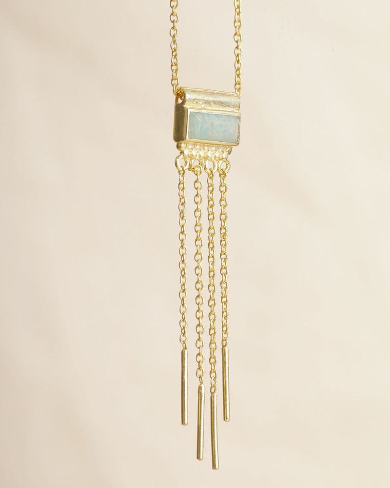 Jewelry - Amazonite Q'ero necklace - MUJA JUMA