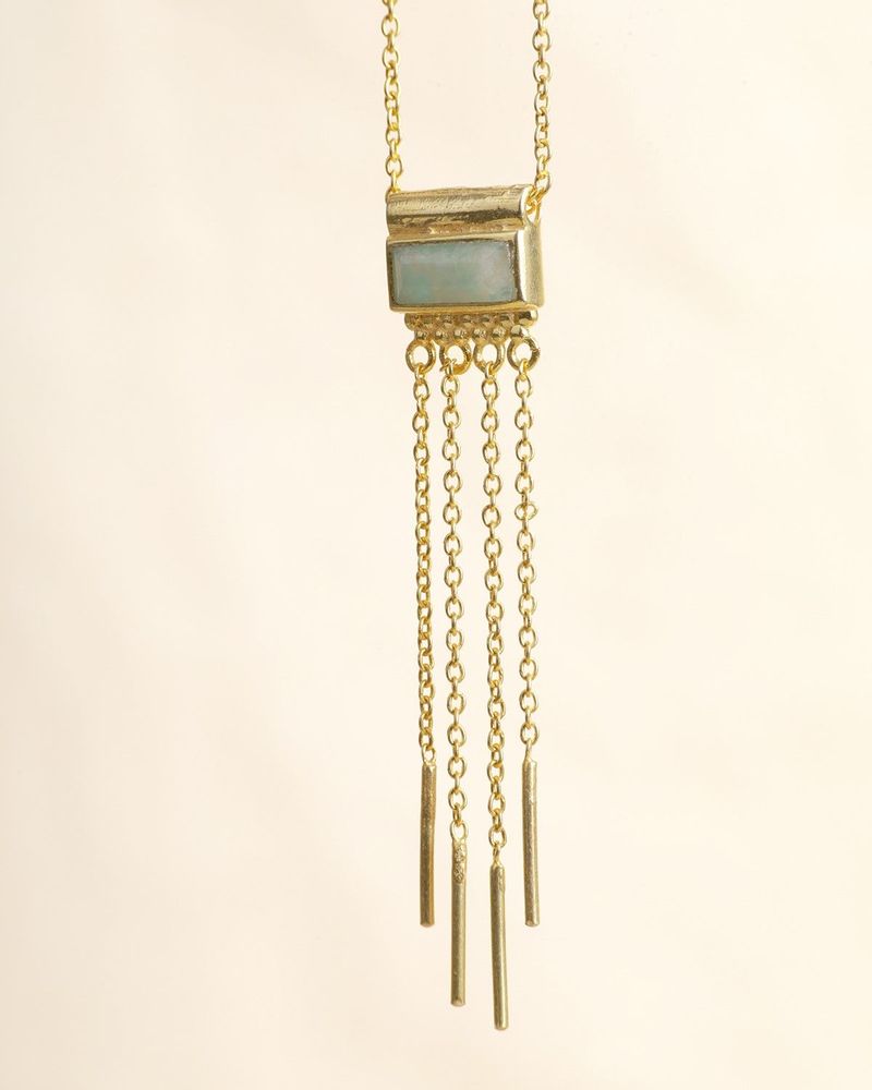 Jewelry - Amazonite Q'ero necklace - MUJA JUMA