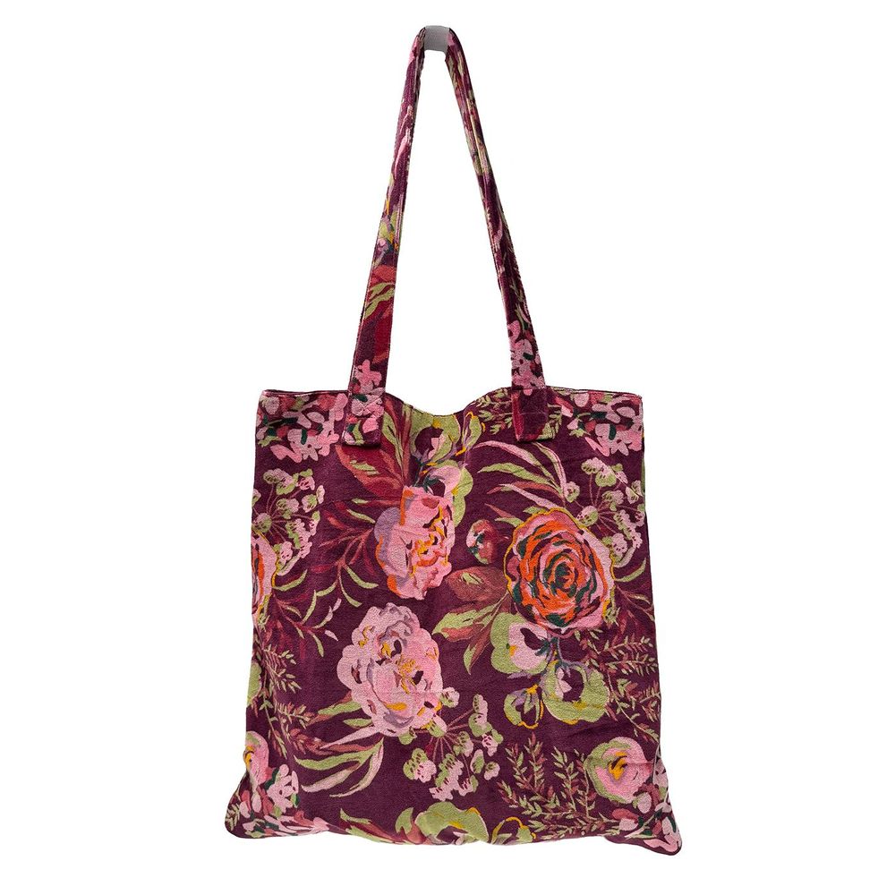 Decorative objects - Flower Shopping bag 21X12CM velvet - WAX DESIGN - BARCELONA