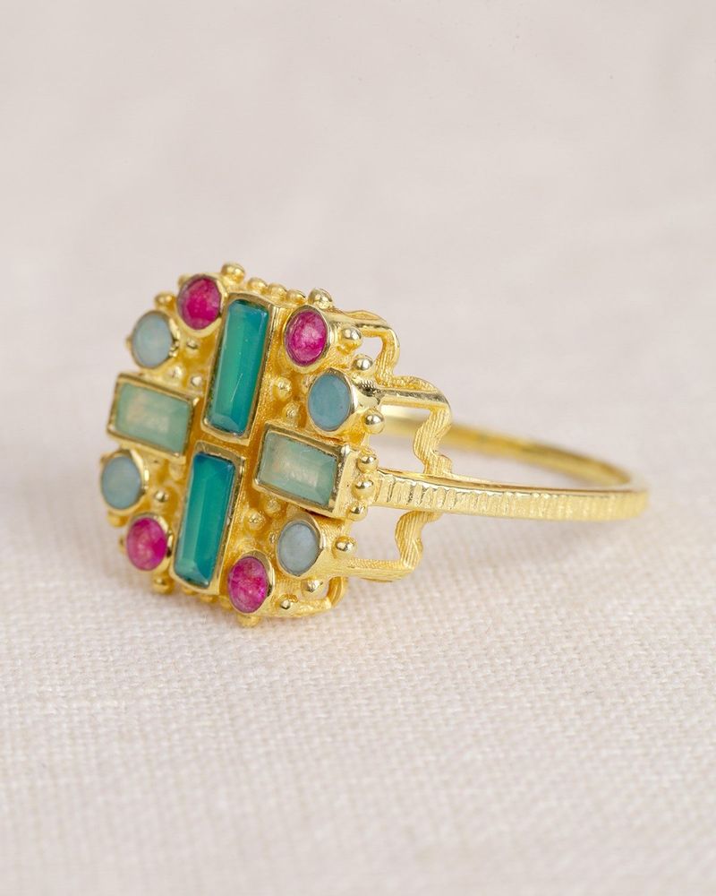Jewelry - Ring Zulu Green Agate - MUJA JUMA