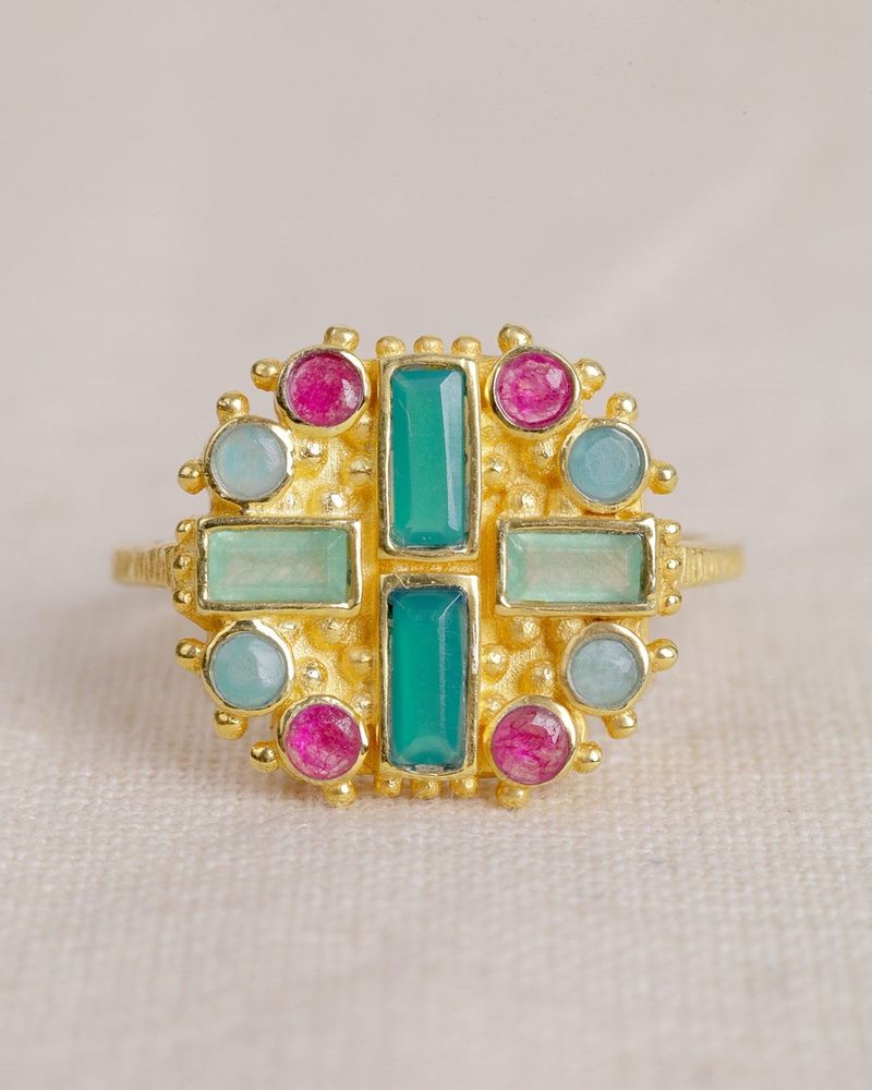Jewelry - Ring Zulu Green Agate - MUJA JUMA