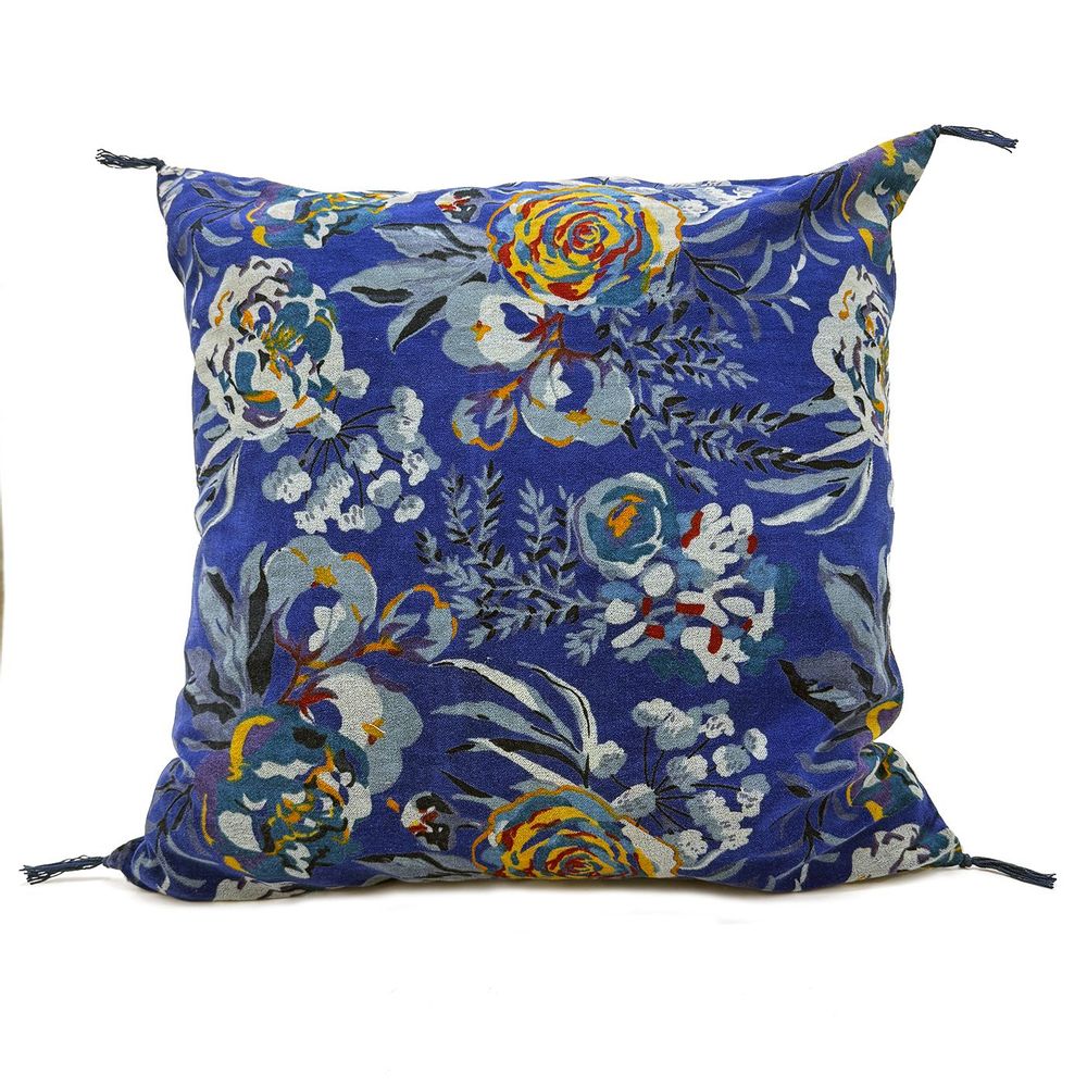 Coussins textile - Housse de coussin Fleur 45X45CM velours - WAX DESIGN - BARCELONA