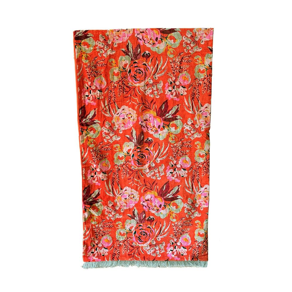 Decorative objects - Flower throw 100X180CM velvet - WAX DESIGN - BARCELONA