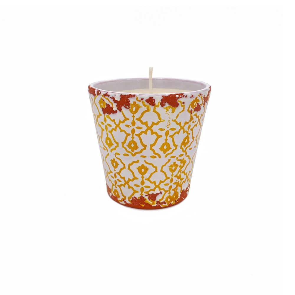 Objets de décoration - Nouvelle bougie parfumée en céramique Batik taille M - WAX DESIGN - BARCELONA