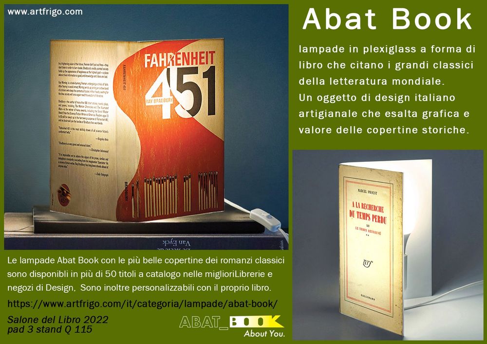 Lampes de bureau - Lampe-livre ABAT-BOOK - ART FRIGÒ - ABAT BOOK