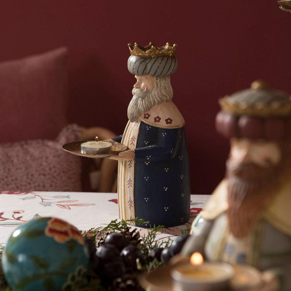 Other Christmas decorations - THREE KINGS TEA LIGHT HOLDER - MAHE HOMEWARE