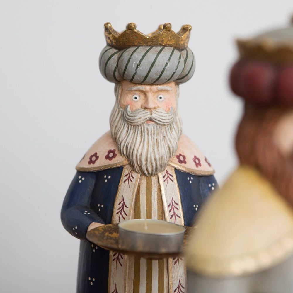 Other Christmas decorations - THREE KINGS TEA LIGHT HOLDER - MAHE HOMEWARE