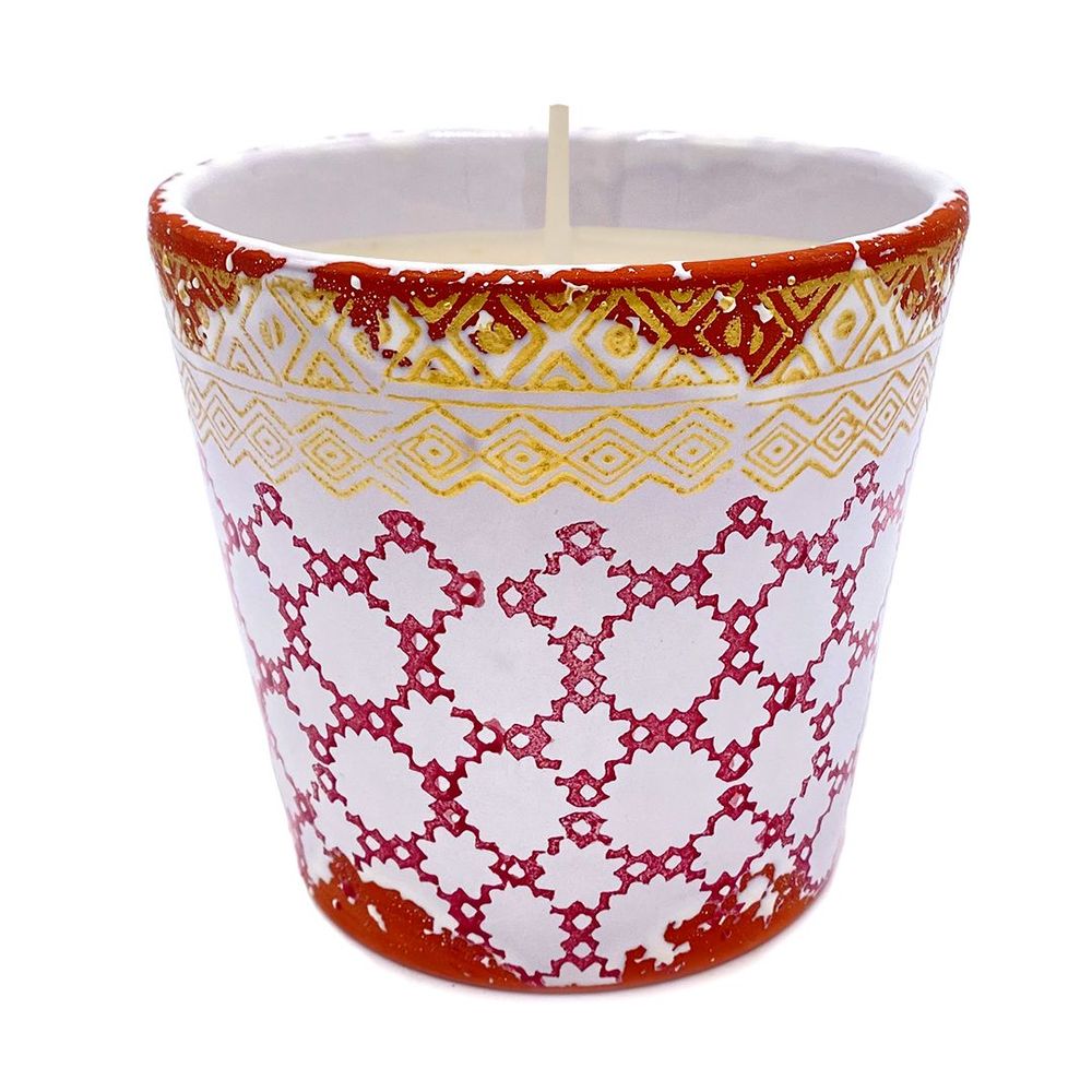 Bougies - Bougie parfumée en céramique hellénistique taille L - WAX DESIGN - BARCELONA