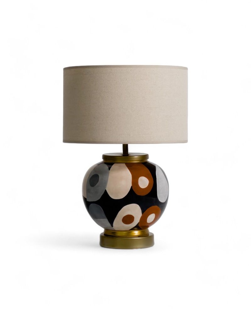 Céramique - Lampe en céramique foncée Rory - PINOT INTERIOR