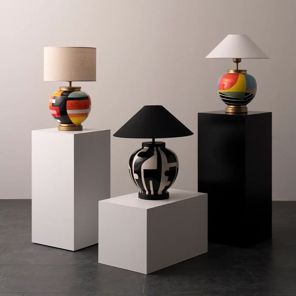 Céramique - Lampe en céramique Mini Rome - PINOT INTERIOR