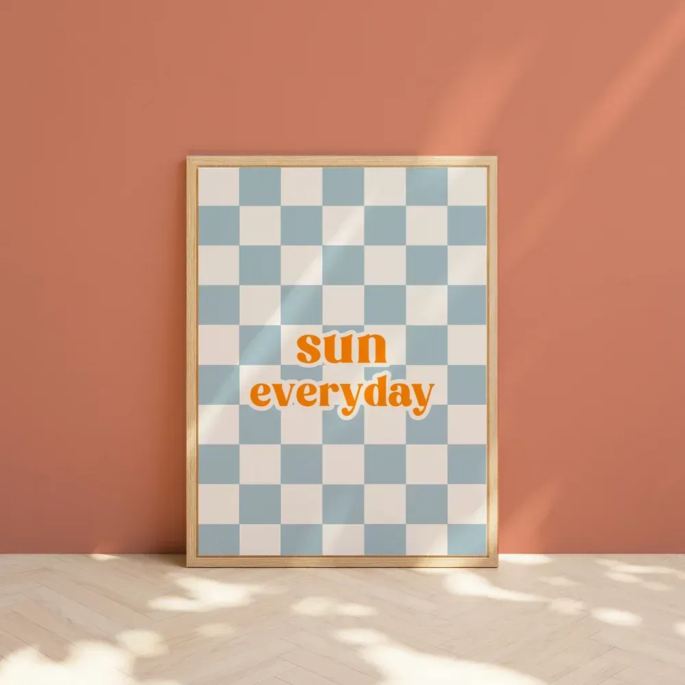 Affiches - Affiche Damier - PIPLET PAPER