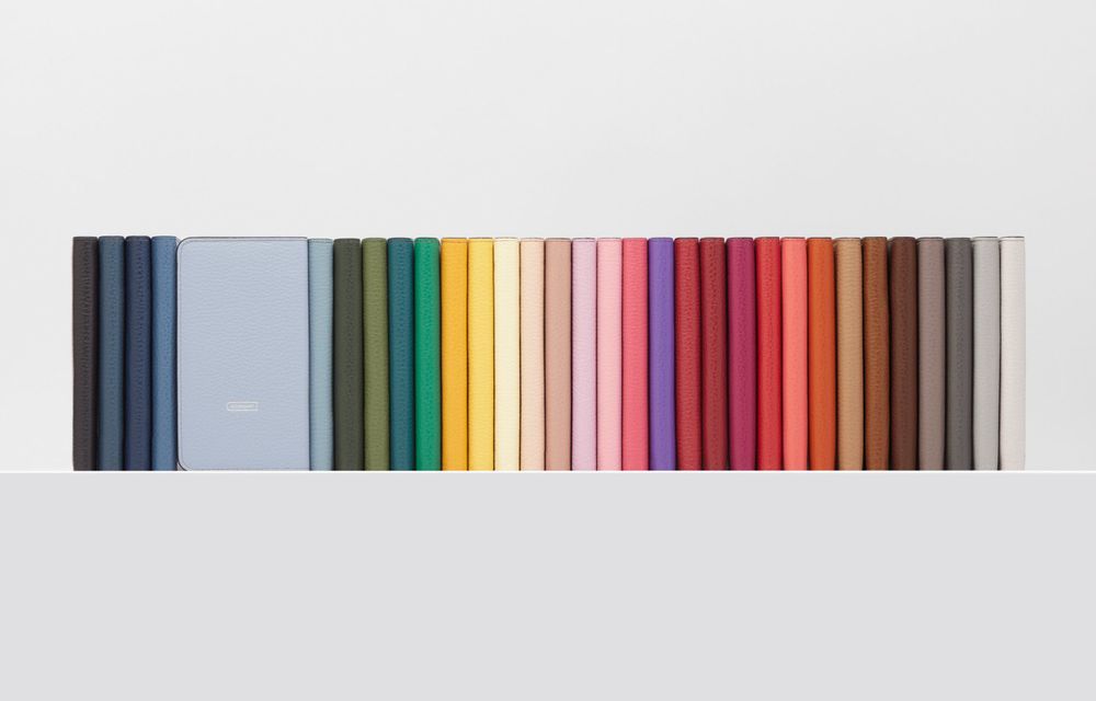 Leather goods - Elegant Adria Leather Notebook Case | 32 Classic Colors - COVERARY