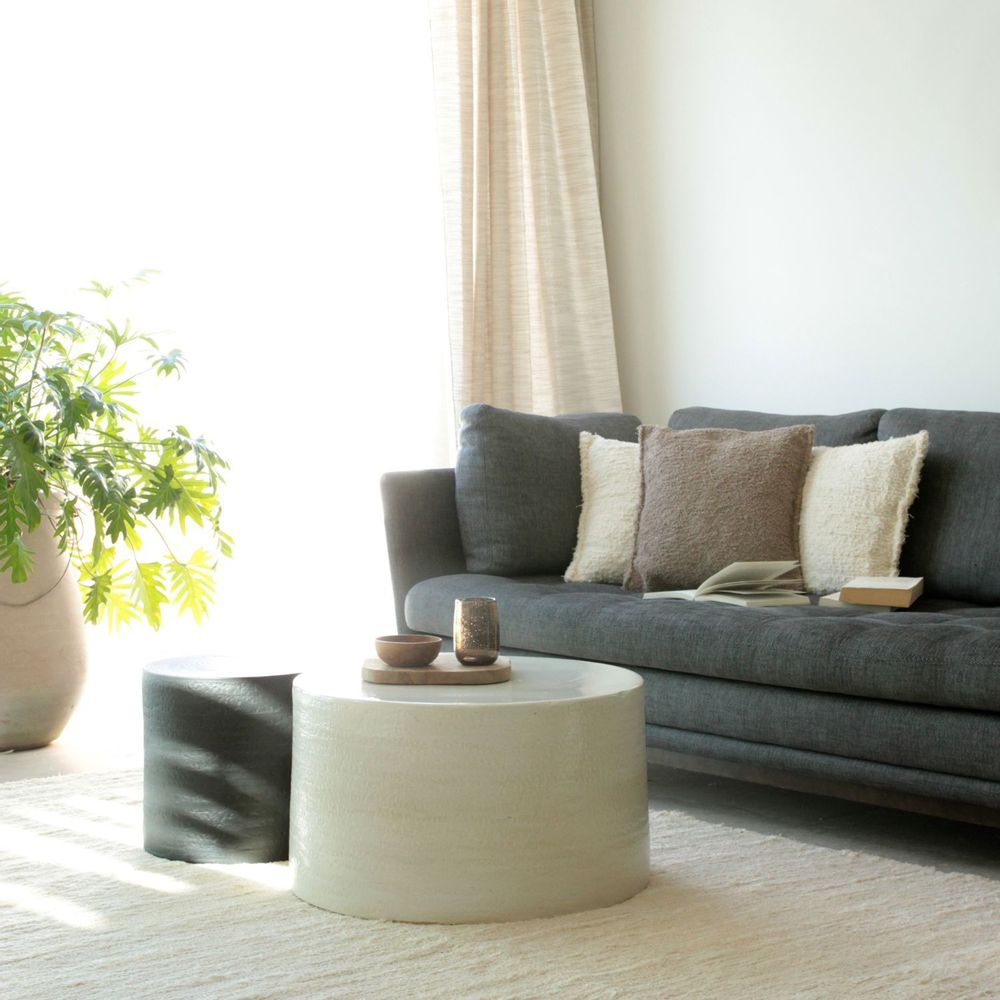 Coffee tables - ROUCAS & CALLA Ceramic Side Table - MASAME