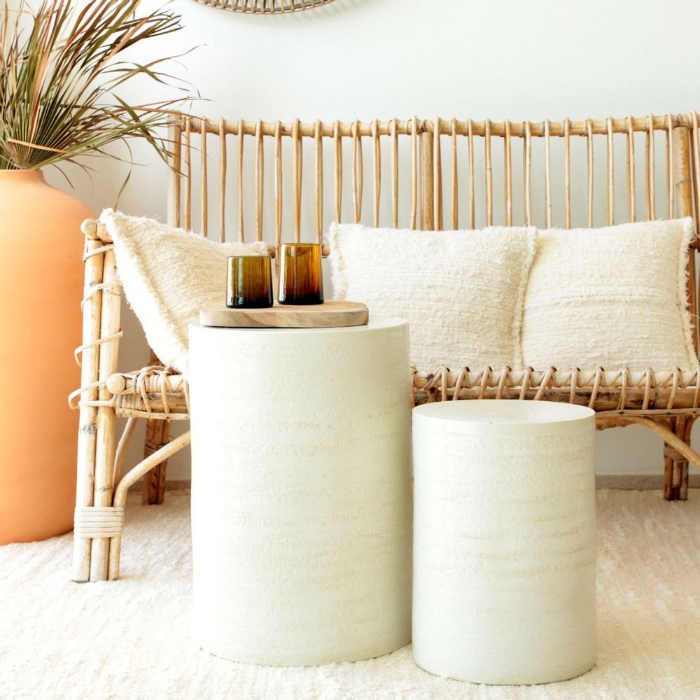 Coffee tables - ROUCAS & CALLA Ceramic Side Table - MASAME