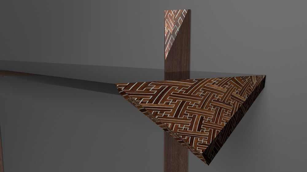 Objets design - Yosegi Wall Shelf - YOSEGI