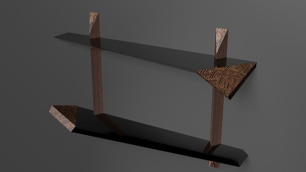 Objets design - Yosegi Wall Shelf - YOSEGI