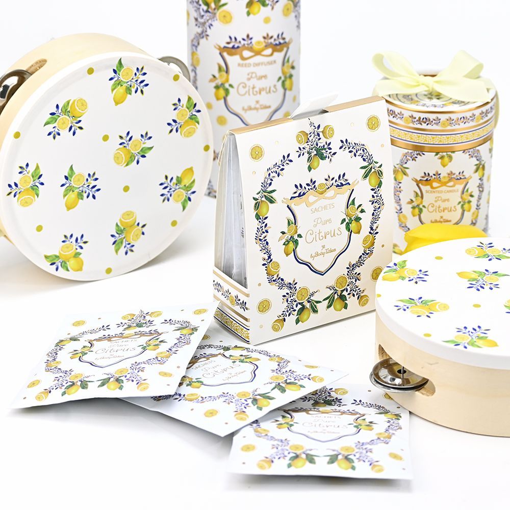 Parfums d'intérieur - Lot de 3 sachets de garde-robe parfumés aux agrumes purs - SOAPTALES