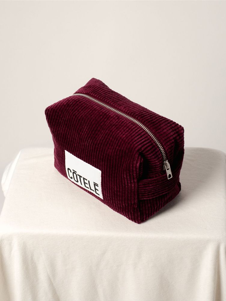 Travel accessories - Ribbed Toiletry Bag - COTELÉ PARIS