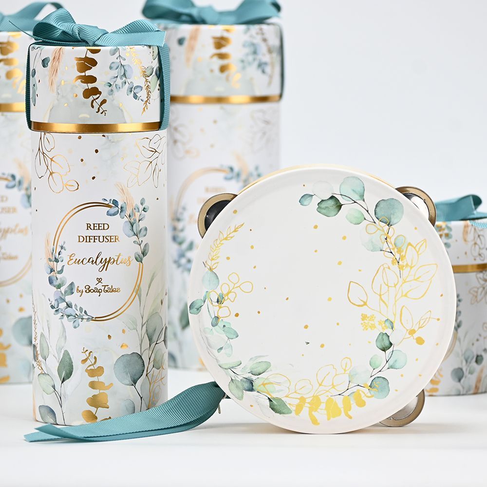 Jouets enfants - Tambourin en bois d'eucalyptus - SOAPTALES