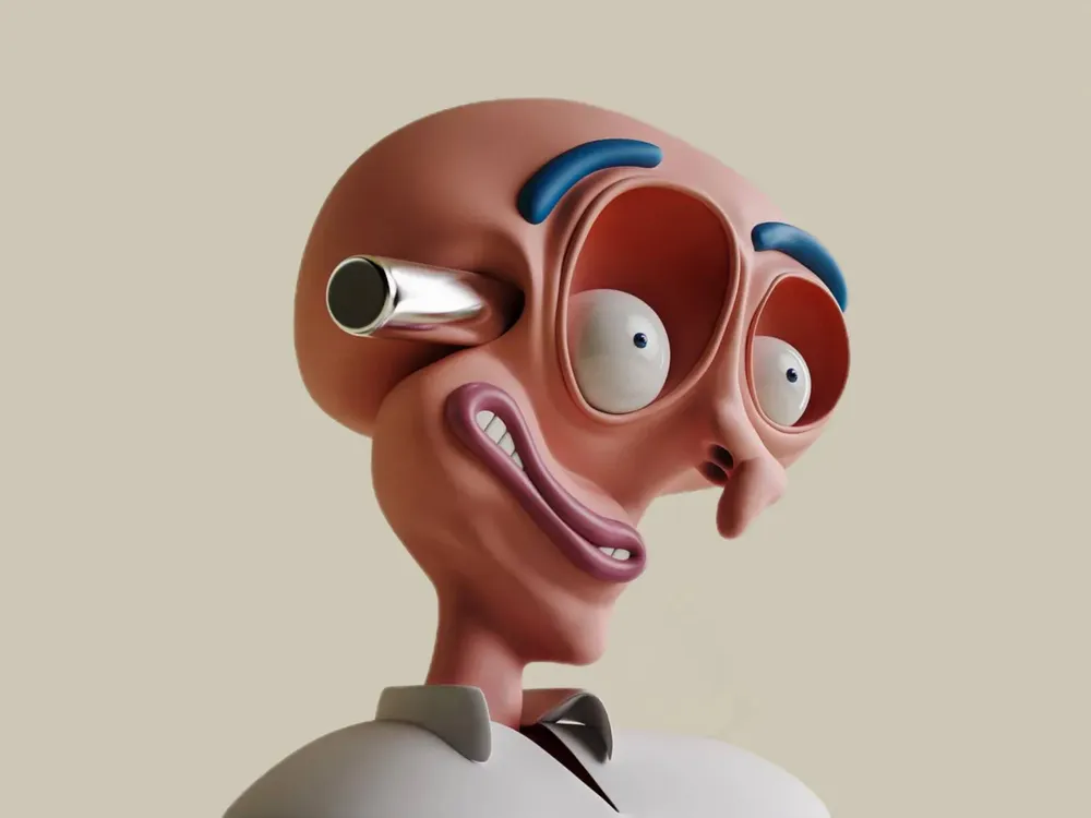 Sculptures, statuettes and miniatures - Sculpture – Red head - YOOMOOTA