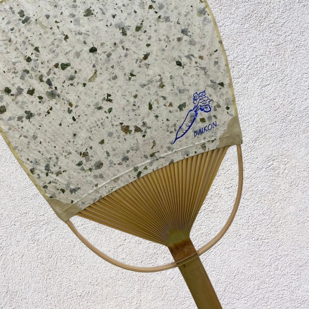 Objets design - Daikon - Marugame Uchiwa - UCHIWAYA RYO-MARUGAME UCHIWA