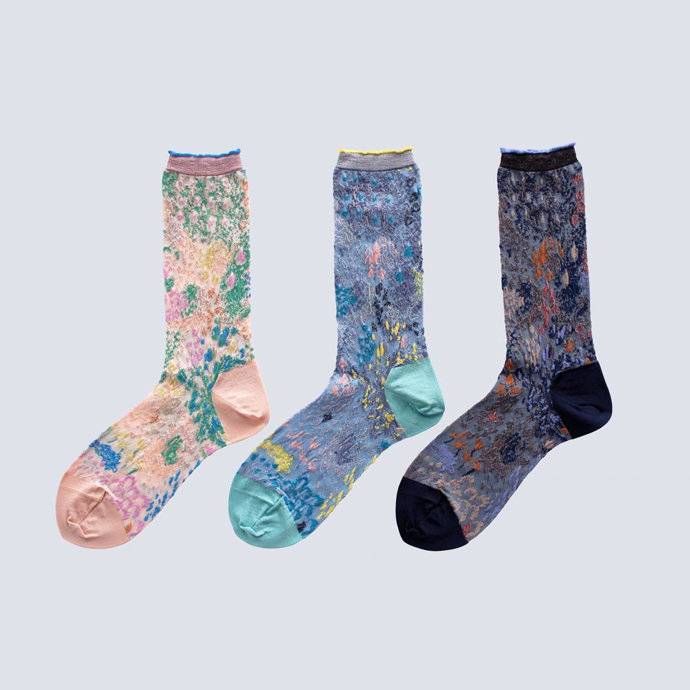 Chaussettes - Garden terrace socks - COQ KANAKOKAJIHARA