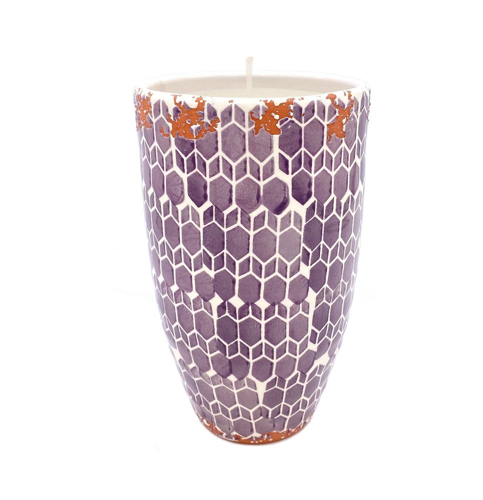Candles - Barcelona Modernist ceramic scented candle size XL - WAX DESIGN - BARCELONA