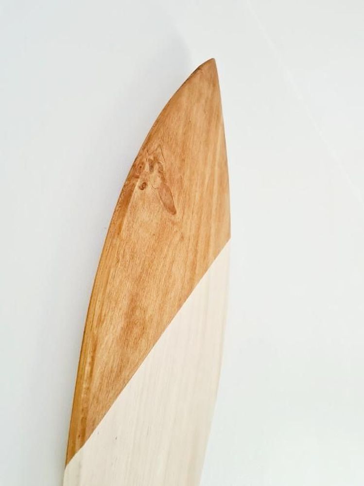 Autres décorations murales - planche de surf décorative en bois massif - "Exotic" - LE COMPTOIR DE MALOW