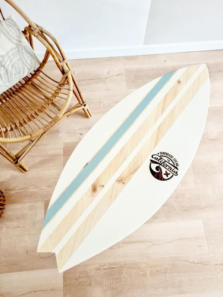 Tables basses - Table basse Planche de surf -“Panama” - LE COMPTOIR DE MALOW