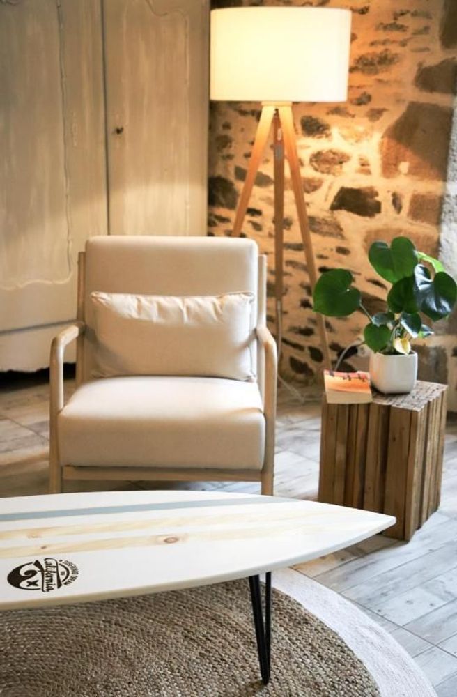 Tables basses - Table basse Planche de surf -“Panama” - LE COMPTOIR DE MALOW
