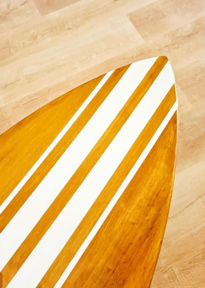 Tables basses - Table basse surfboard en bois “Seignosse” - LE COMPTOIR DE MALOW