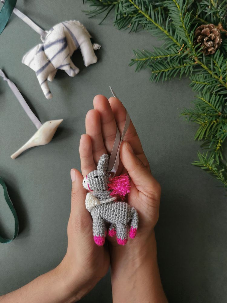 Christmas garlands and baubles - Noble Donkey Ornament - UNHCR/MADE51