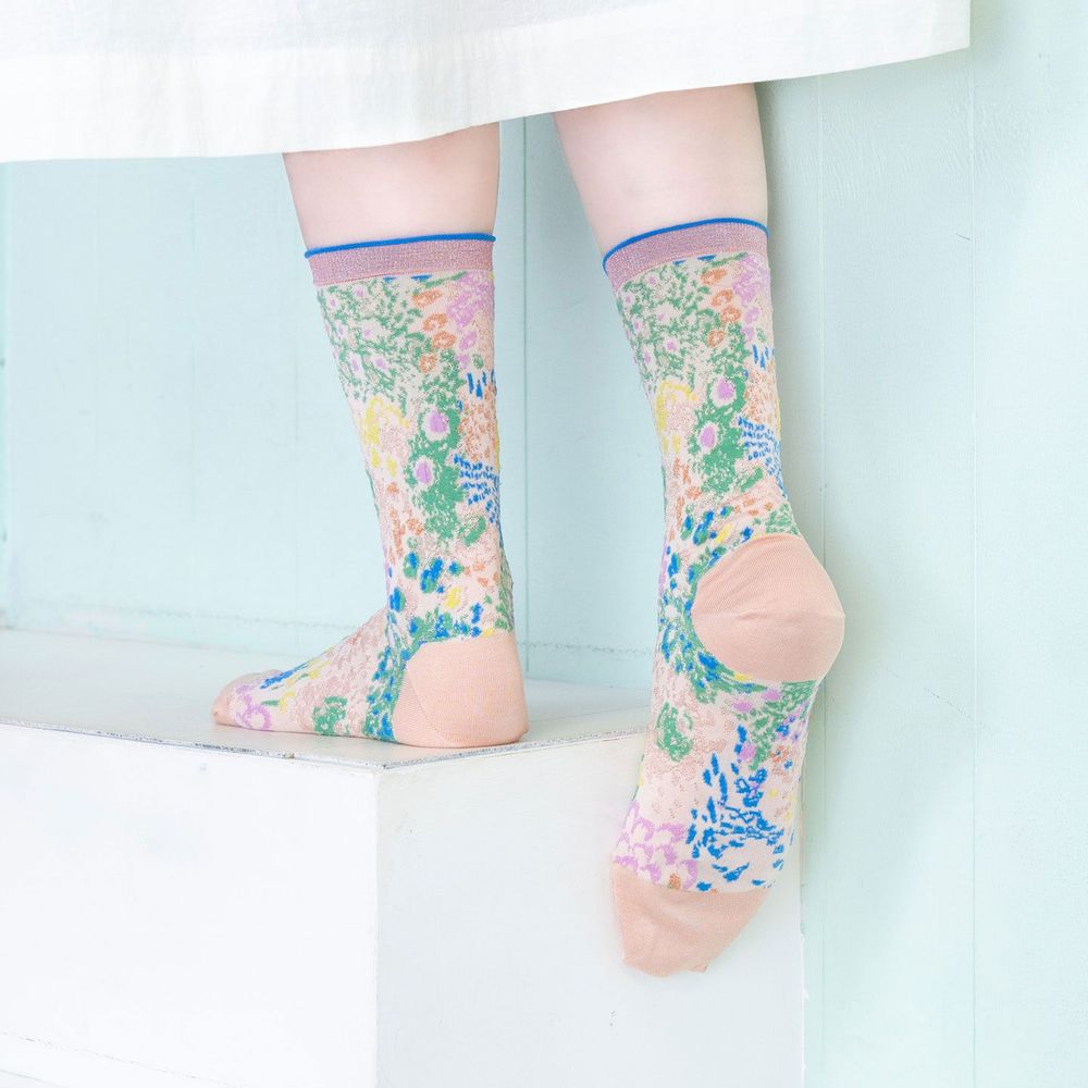Chaussettes - Garden terrace socks - COQ KANAKOKAJIHARA