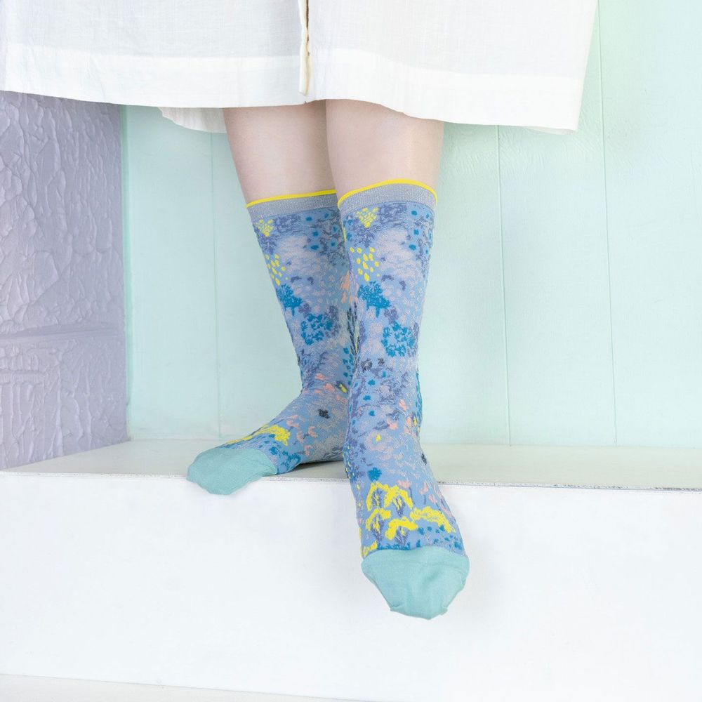 Chaussettes - Garden terrace socks - COQ KANAKOKAJIHARA