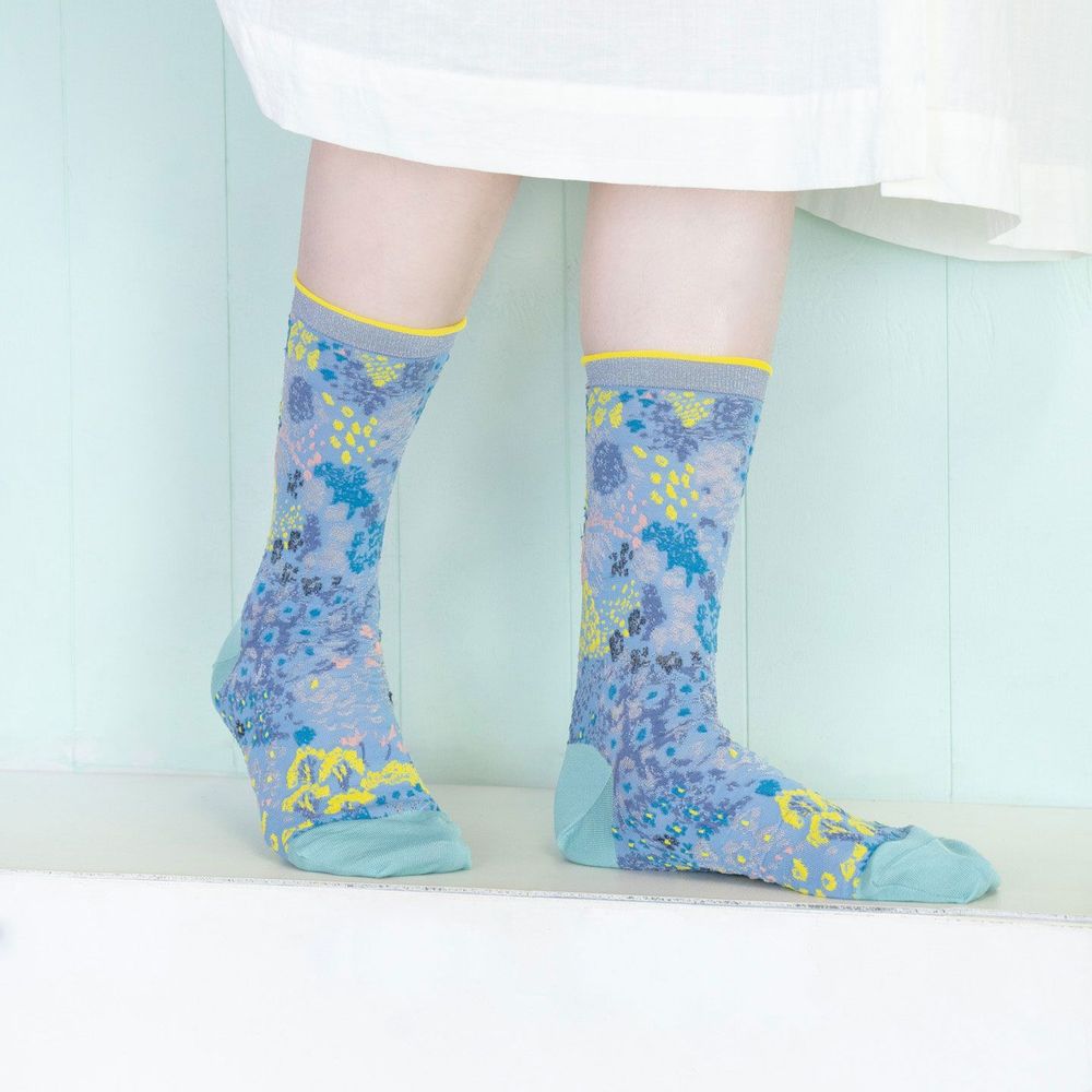 Chaussettes - Garden terrace socks - COQ KANAKOKAJIHARA