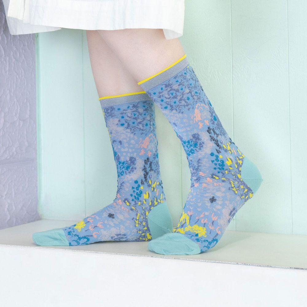 Chaussettes - Garden terrace socks - COQ KANAKOKAJIHARA