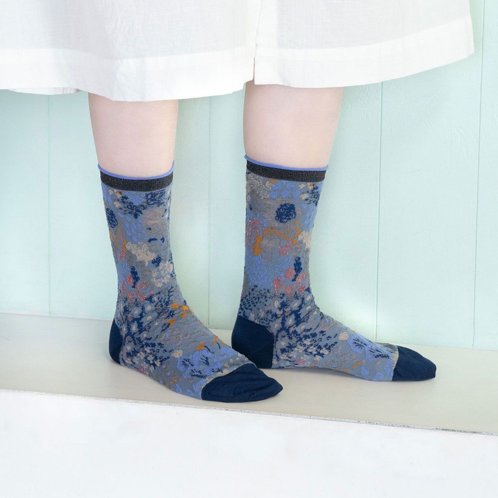 Chaussettes - Garden terrace socks - COQ KANAKOKAJIHARA