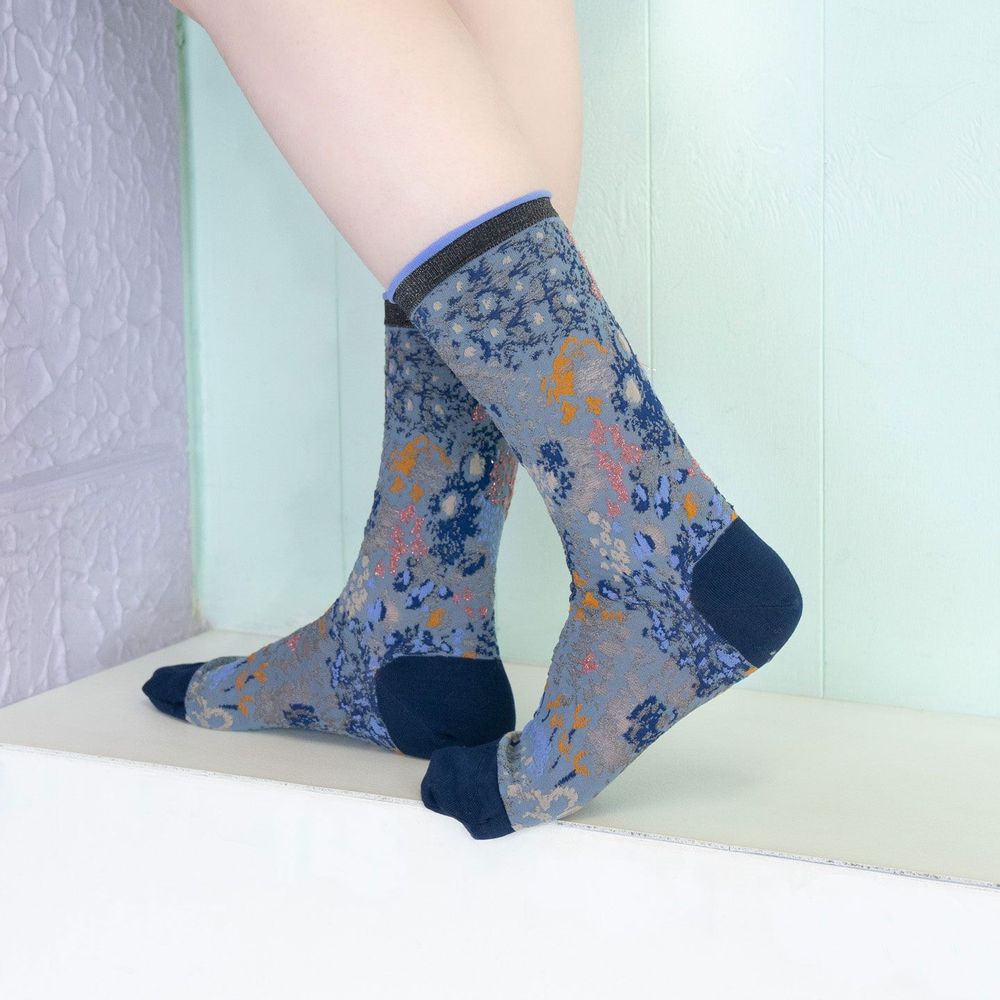 Chaussettes - Garden terrace socks - COQ KANAKOKAJIHARA