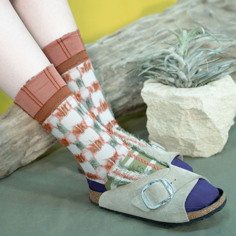 Chaussettes - Atelier textiles socks - COQ KANAKOKAJIHARA